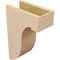Ekena Millwork 6"W x 12"D x 18"H Classic Del Monte Rough Cedar Woodgrain TimberThane Corbel, Primed Tan CORUR06X12X18DELRCPR - alternate 6